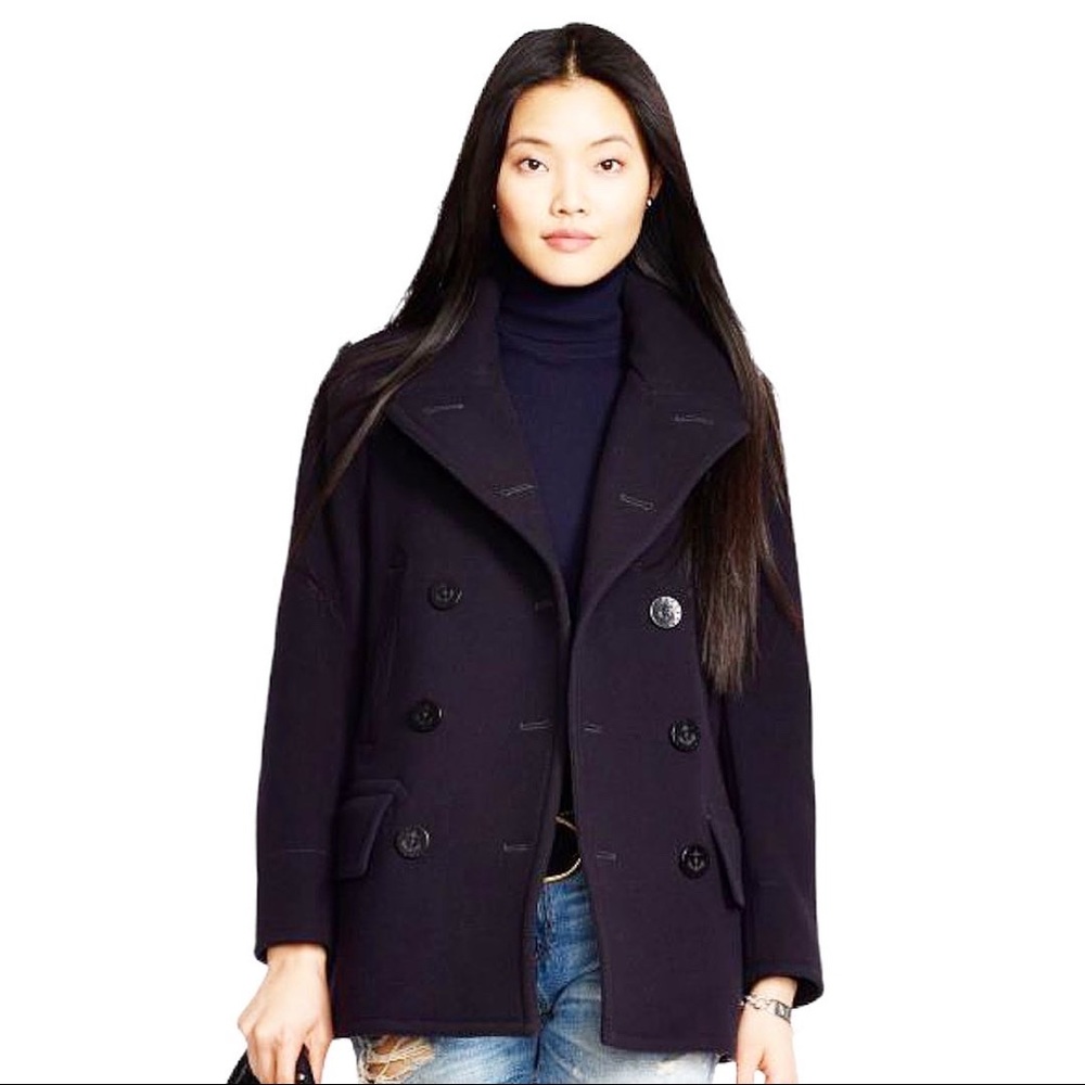 RALPH LAUREN | Polo Jeans Co. Wool Peacoat